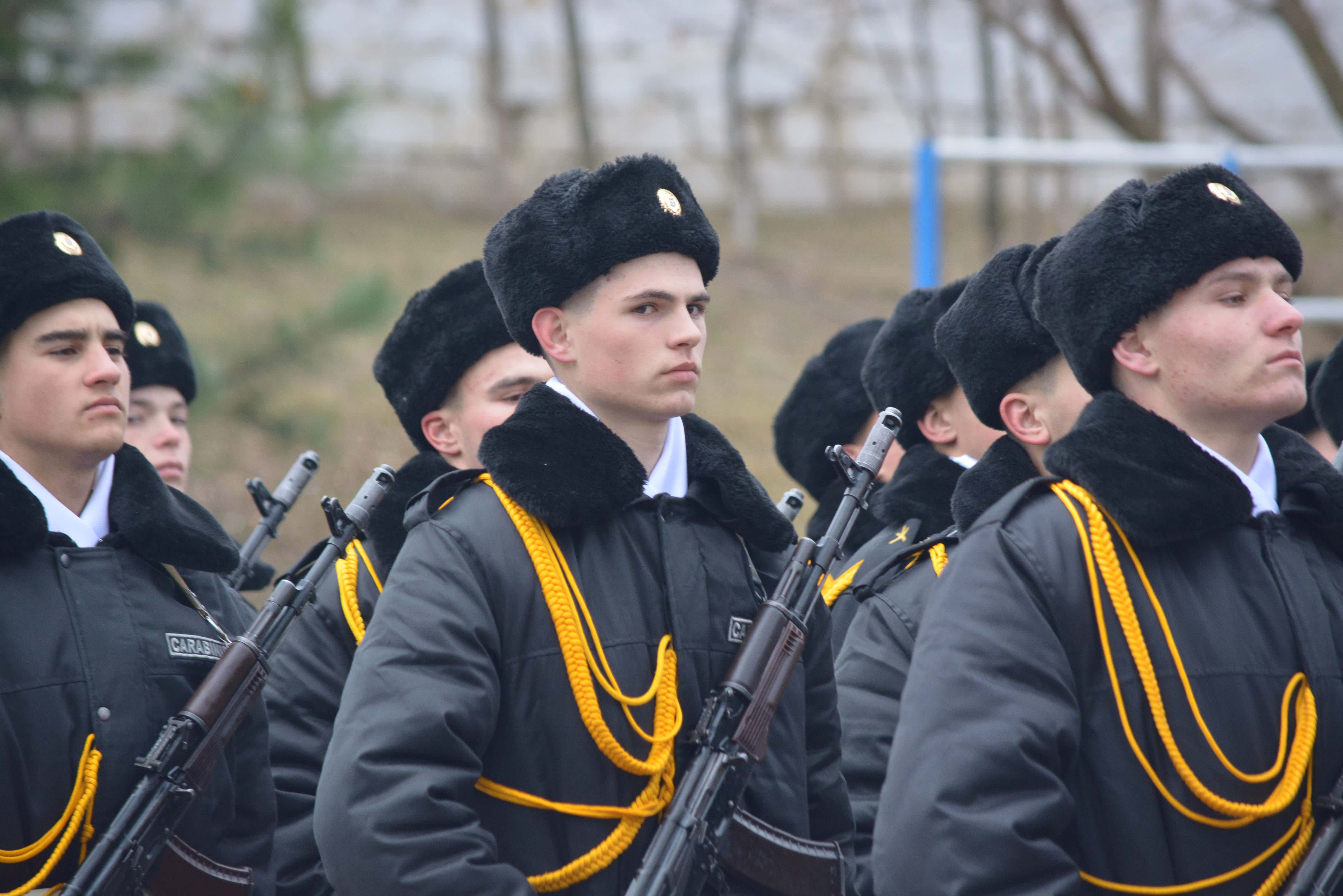 Young men from Moldavian Carabinier Troops. Where will they fit outside ...